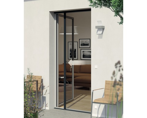 Domiss Magnet-Fliegengitter 80x150 Cm – Selbstklebend, Mit Klett, Für Fenster Und Türen, Insektenschutz Ohne Bohren