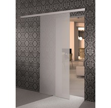 Glasschiebetürblatt Pertura satiniert 720 x 2050 x 8 mm für Beschlag Selir links