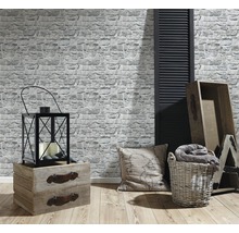 Vliestapete 36370-1 Il Decoro Steine grau