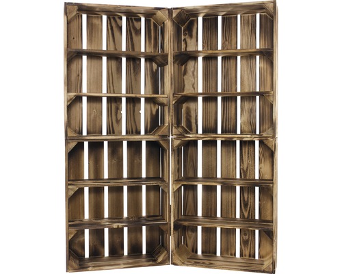 Zwei Regalkisten aus Holz