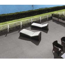 FLAIRSTONE Feinsteinzeug Terrassenplatte Steelgrey rektifizierte Kante 60 x 60 x 2 cm-thumb-0