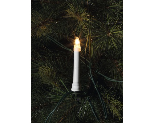 Weihnachtsbaumkerze mit Clip zur Befestigung am Weihnachtsbaum