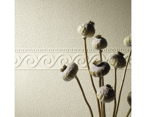 Tapete mit Muster und Mohnblumen