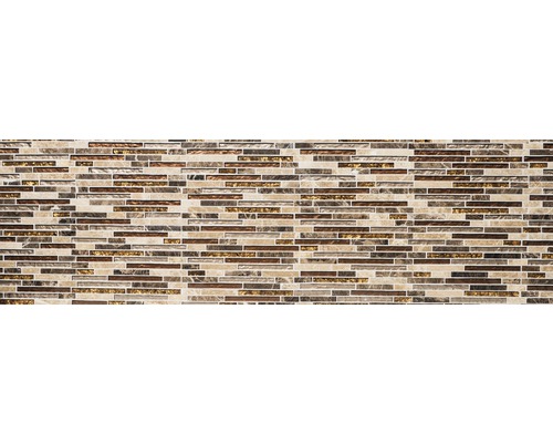 Mosaikfliese mit horizontalem Streifenmuster