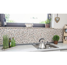 Natursteinmosaik MOS 15/RND 30,5x32,2 cm beige/braun/grün-thumb-2 Natursteinmosaik MOS 15/RND 30,5x32,2 cm beige/braun/grün-thumb-2