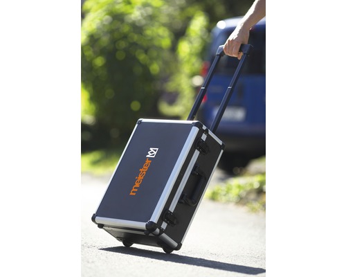 Werkzeugkoffer Trolley mit Meister Logo