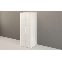 Hochschrank Baden Haus Space 190x70 cm weiß Rock