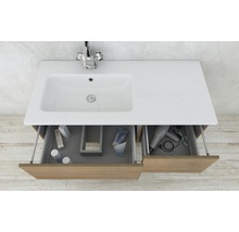 Waschtischunterschrank Baden Haus Avril BxHxT 100 x 30 cm x 45 cm Frontfarbe eiche natur holz-optik holzdekor