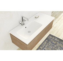 Waschtischunterschrank Baden Haus Avril BxHxT 100 x 30 cm x 45 cm Frontfarbe eiche natur holz-optik holzdekor