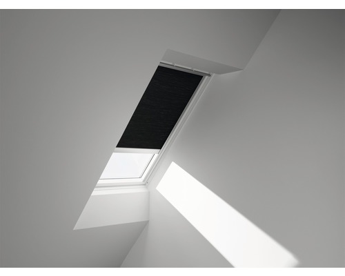 VELUX Wabenplissee schwarz solarbetrieben FSC U04 1047S Dachfenster mit Verdunkelungsrollo