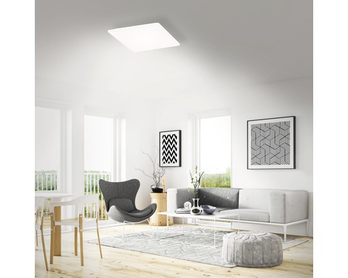 LED Panel CCT dimmbar 24W 2800 lm 3000- 6500 K 45x45 cm Frameless weiß + Fernbedienung LED Panel CCT dimmbar 24W 2800 lm 3000- 6500 K 45x45 cm Frameless weiß + Fernbedienung