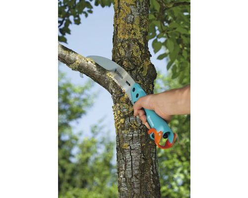 Astsäge im Einsatz an Baum