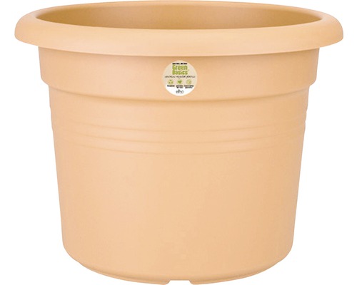 Runder Pflanztopf aus Kunststoff