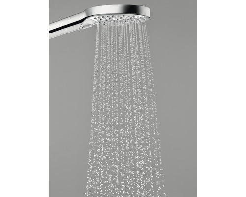 Handbrause mit laufendem Wasser