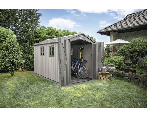 Gerätehaus LIFETIME Luna inkl. Fußboden 213 x 280 cm | HORNBACH