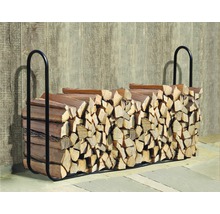 Brennholzregal mit Holzscheiten