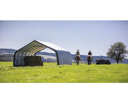 Weidezelt ShelterLogic 49,6 m² 680 x 730 cm grün | HORNBACH