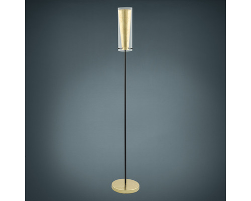 Stehlampe 1-flammig H 1470 mm Pinto schwarz/gold