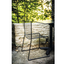 Drahtstuhl VEBA 52 x 51 x 78 cm Stahl schwarz