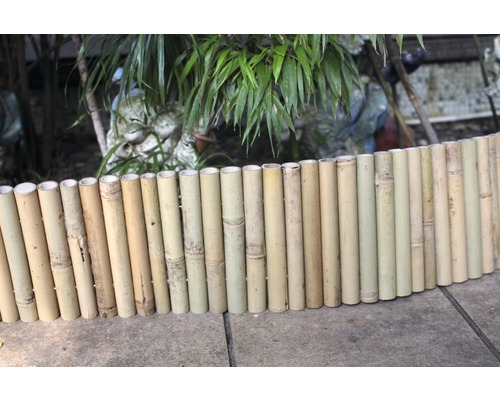 Beetabgrenzung aus Bambus 120x20 cm natur | HORNBACH