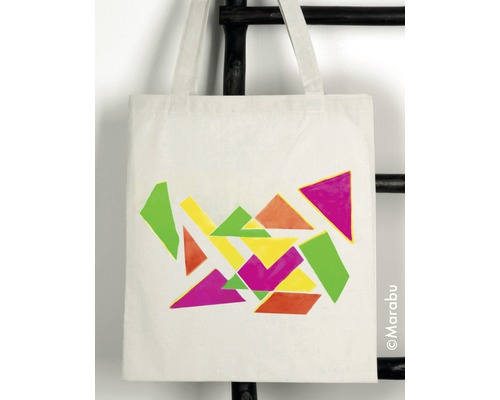 Stofftasche mit geometrischem Muster