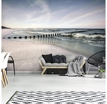 Fototapete mit Strandmotiv im Wohnzimmer