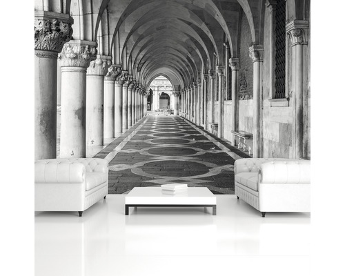 Fototapete mit Architekturmotiv, Säulen und Torbogen