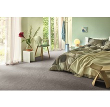 Teppichboden Kräuselvelours Sedna® Proteus 100% Econyl® Garn grau-beige 500 cm breit (Meterware)-thumb-2