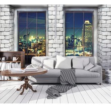 Fototapete Vlies 12983V8 Fenster 4-tlg. 368 x 254 cm