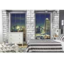 Fototapete Vlies 12983V8 Fenster 4-tlg. 368 x 254 cm