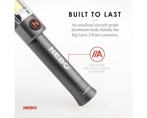 Nebo Big Larry 2 Taschenlampe aus eloxiertem Aluminium