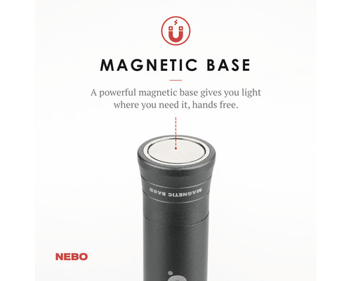 Magnetfuß einer Lampe von Nebo