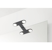 Spiegelleuchte mit vier Leuchten