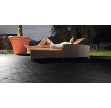 Klickfliese Kunststoff florco floor 40x40 cm schwarz