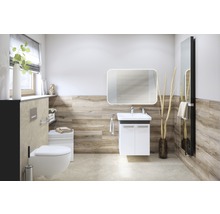 Wand-WC GEBERIT Renova Comfort Tiefspüler ohne Spülrand erhöht weiß ohne WC-Sitz 500694011-thumb-4