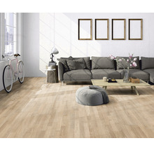 Ter hürne Parkett grauweiss Eiche Schiffsboden Gebürstet 2390 x 200 x 13 mm