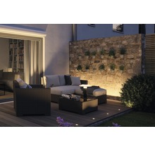 Paulmann Plug & Shine LED Einbau Lichtleiste IP67 8W 875 lm 3000 K 84,5 cm anthrazit 230/24V