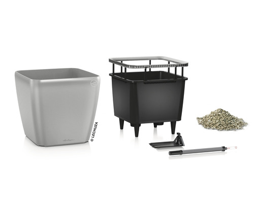 Lechuza Classico 21 Pflanzgefäß Komplettset mit Bewässerungssystem und Zubehör