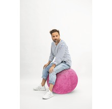 Sitzball Gymnastikball Sitting Ball zum aufpumpen Fluffy pink Ø 65 cm-thumb-3