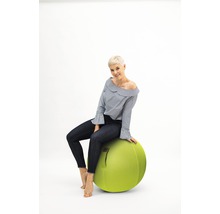 Sitzball Gymnastikball Sitting Ball zum aufpumpen Mesh grün Ø 65 cm-thumb-3