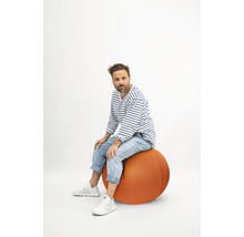 Sitzball Gymnastikball Sitting Ball zum aufpumpen Mesh orange Ø 65 cm-thumb-4
