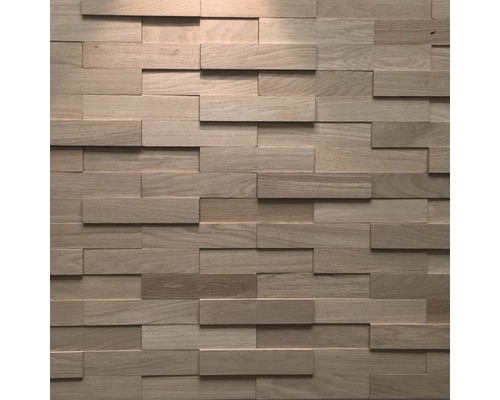 Wandpaneel aus Holz mit dreidimensionaler Optik
