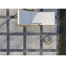 FLAIRSTONE Feinsteinzeug Terrassenplatte Urban Grafit rektifizierte Kante 60 x 60 x 2 cm-thumb-5