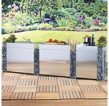 Outdoor-Küche Cooking outside komplettset 299 x 55 x 91 cm
