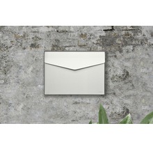 MEFA Briefkasten Edelstahl/gebürstet BxHxT 430x312x110 mm Letter 112 ohne Namensschild mit Klappe-thumb-3