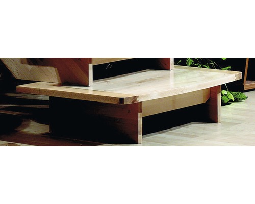 Holztreppe im Detailansicht