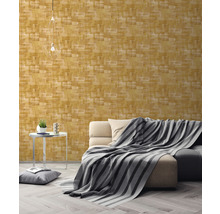 Vliestapete 37532-6 Geo Nordic Uni gelb