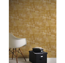 Vliestapete 37532-6 Geo Nordic Uni gelb