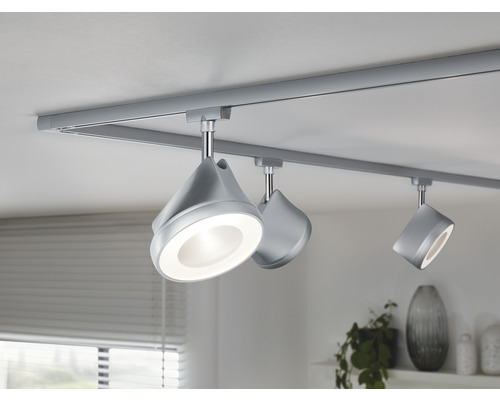 Paulmann URail Spot dimmbar 15W 800 lm 2700 K warmweiß Arena chrom/matt 230V