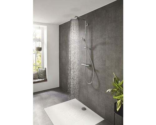 Duschsäule inkl. Thermostat hansgrohe Croma Showerpipe 220 | HORNBACH